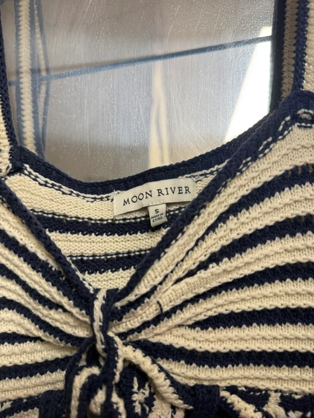 Moon River Striped Knit Tank Top - photo 2