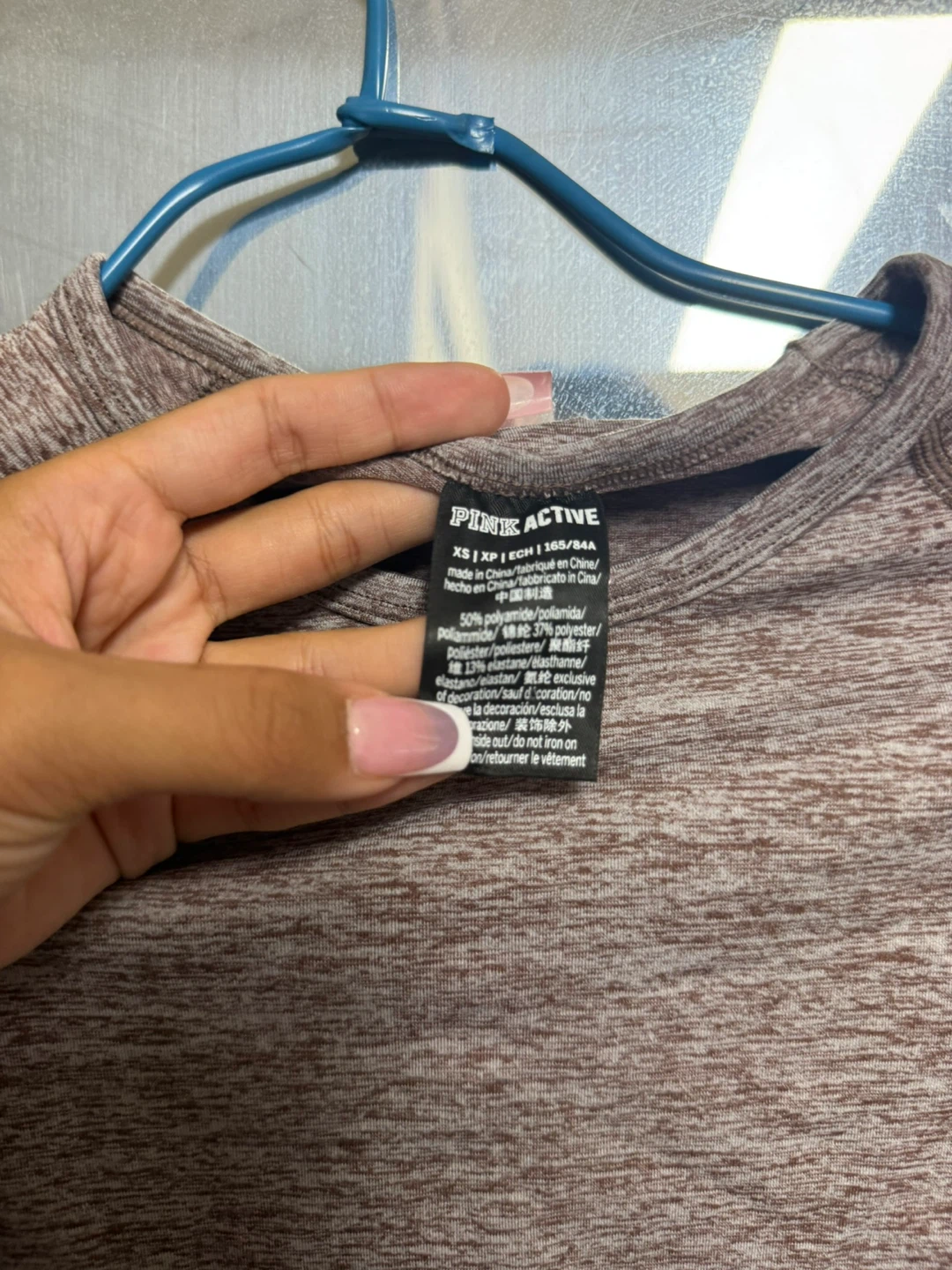PINK ACTIVE Cropped Long Sleeve Top - photo 2