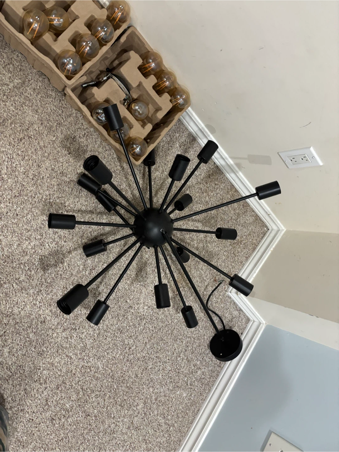 Sputnik Chandelier with 15 Edison Bulbs - photo 3