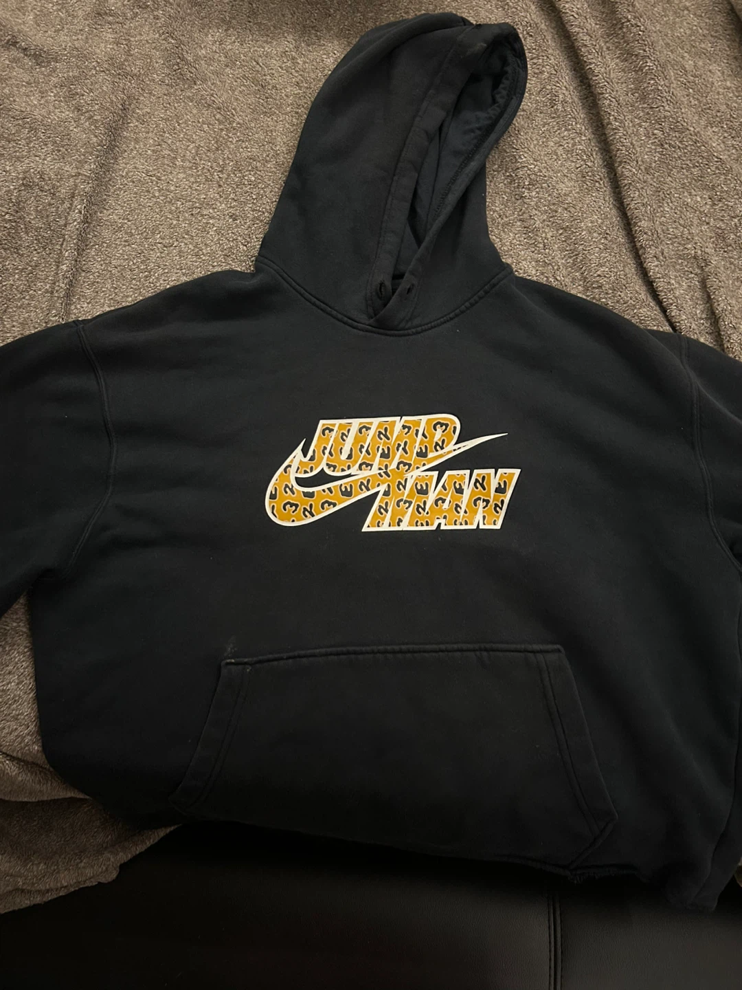 Jordan Jumpman Black Hoodie Size Medium