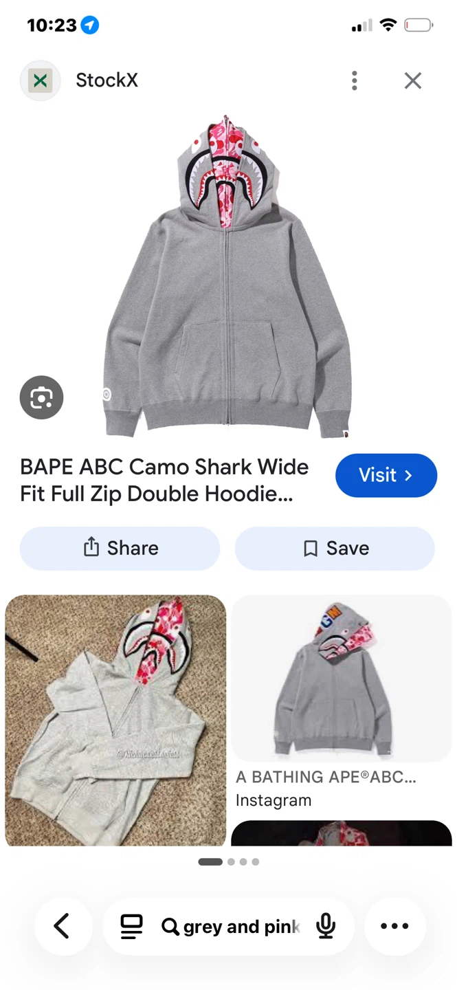 BAPE ABC Camo Shark Wide Fit Full Zip Hoodie