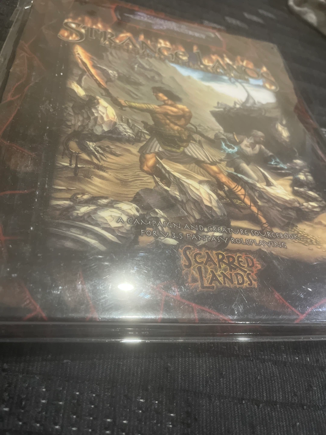 Sword Sorcery RPG Hardcover Mint Strange Lands  3.5