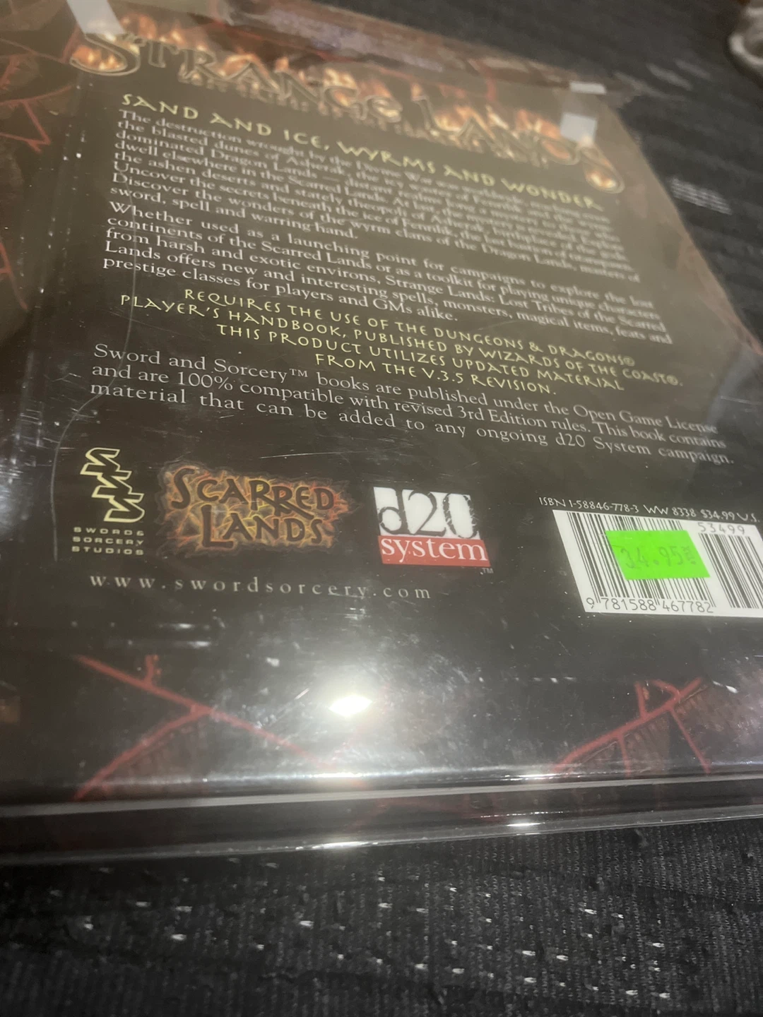 Sword Sorcery RPG Hardcover Mint Strange Lands  3.5 - photo 2