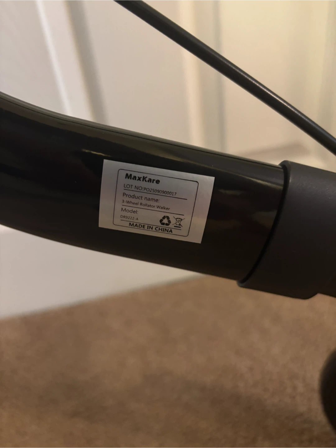 MaxKare 3-Wheel Rollator Walker - photo 4
