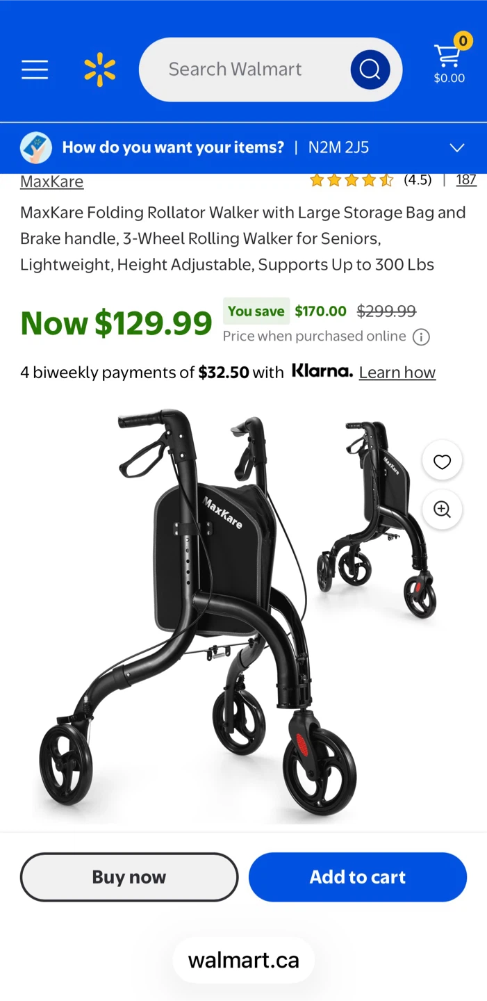MaxKare 3-Wheel Rollator Walker - photo 5