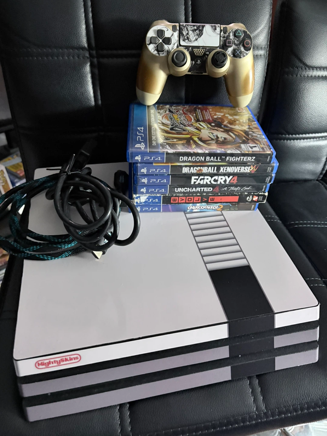 NES Classic Edition System with 5 PS4 Games and Controller