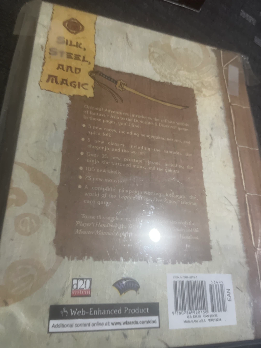 Dungeons and Dragons Oriental Adventures 3.5 Hardcover nm RPG - photo 2
