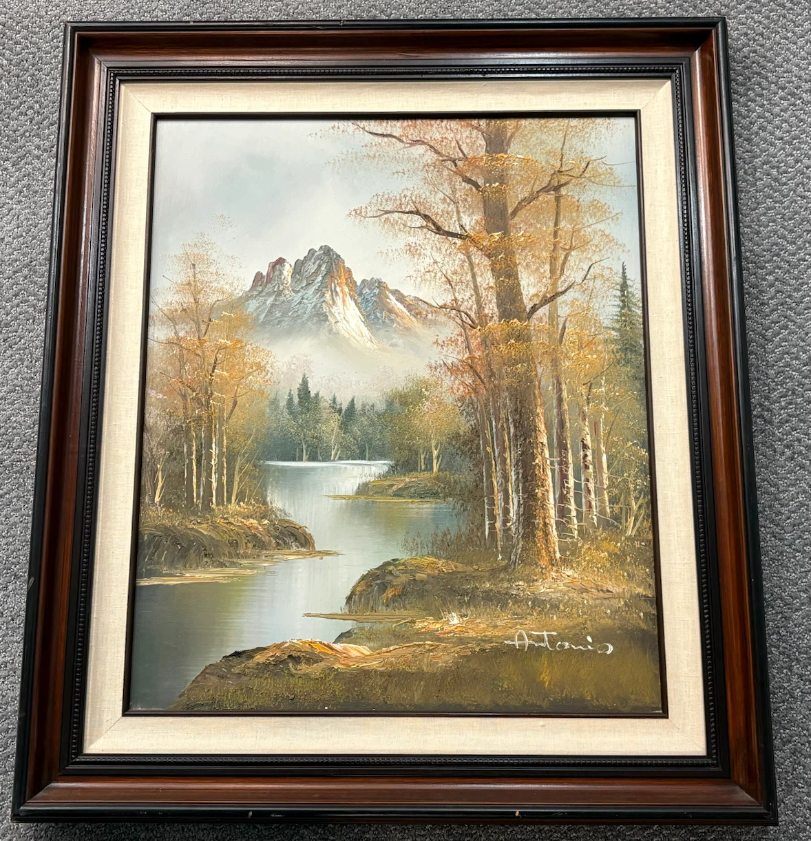 ❗️Large Vintage "Antonio" Signed Oil Painting – Framed❗️