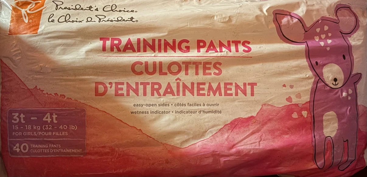 President's Choice Training Pants Size 3T-4T - photo 3