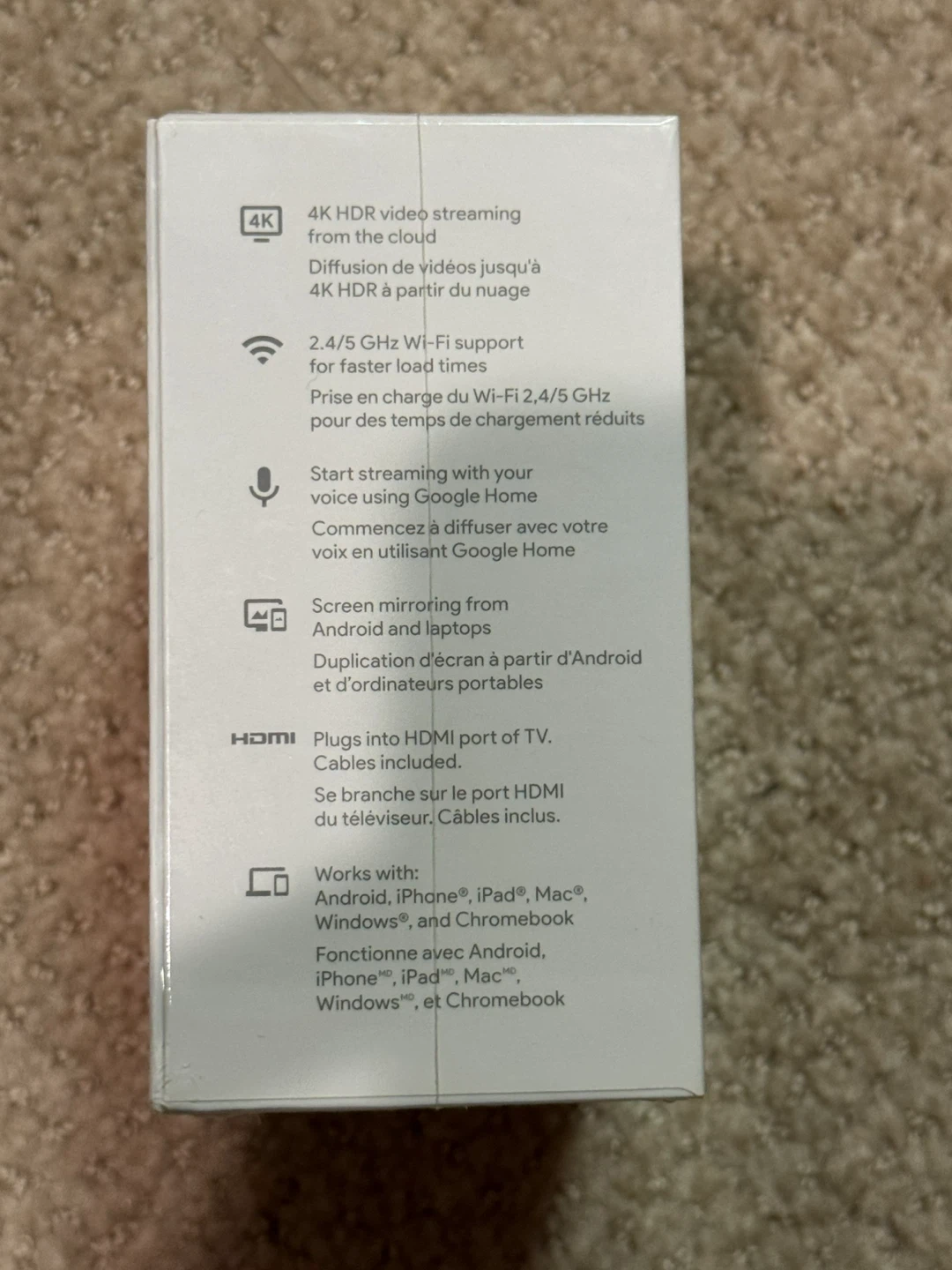 Google Chromecast Ultra Streaming Device - photo 3