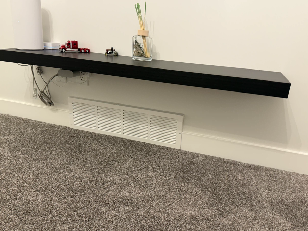 Black Floating Shelf - photo 2