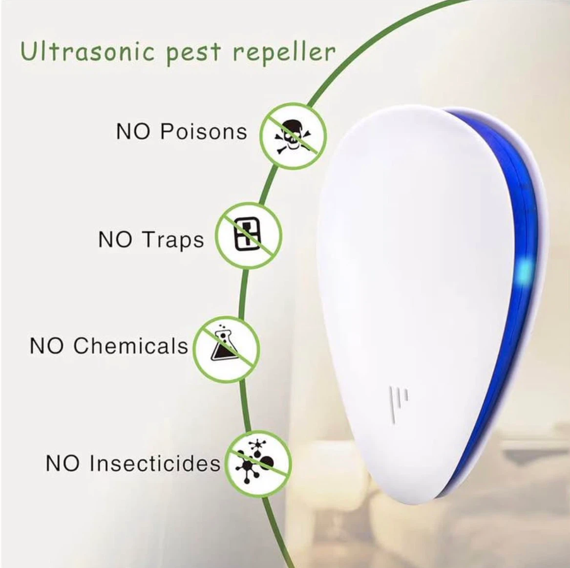 Ultrasonic Pest Repeller, Pest Control Plug in - photo 2