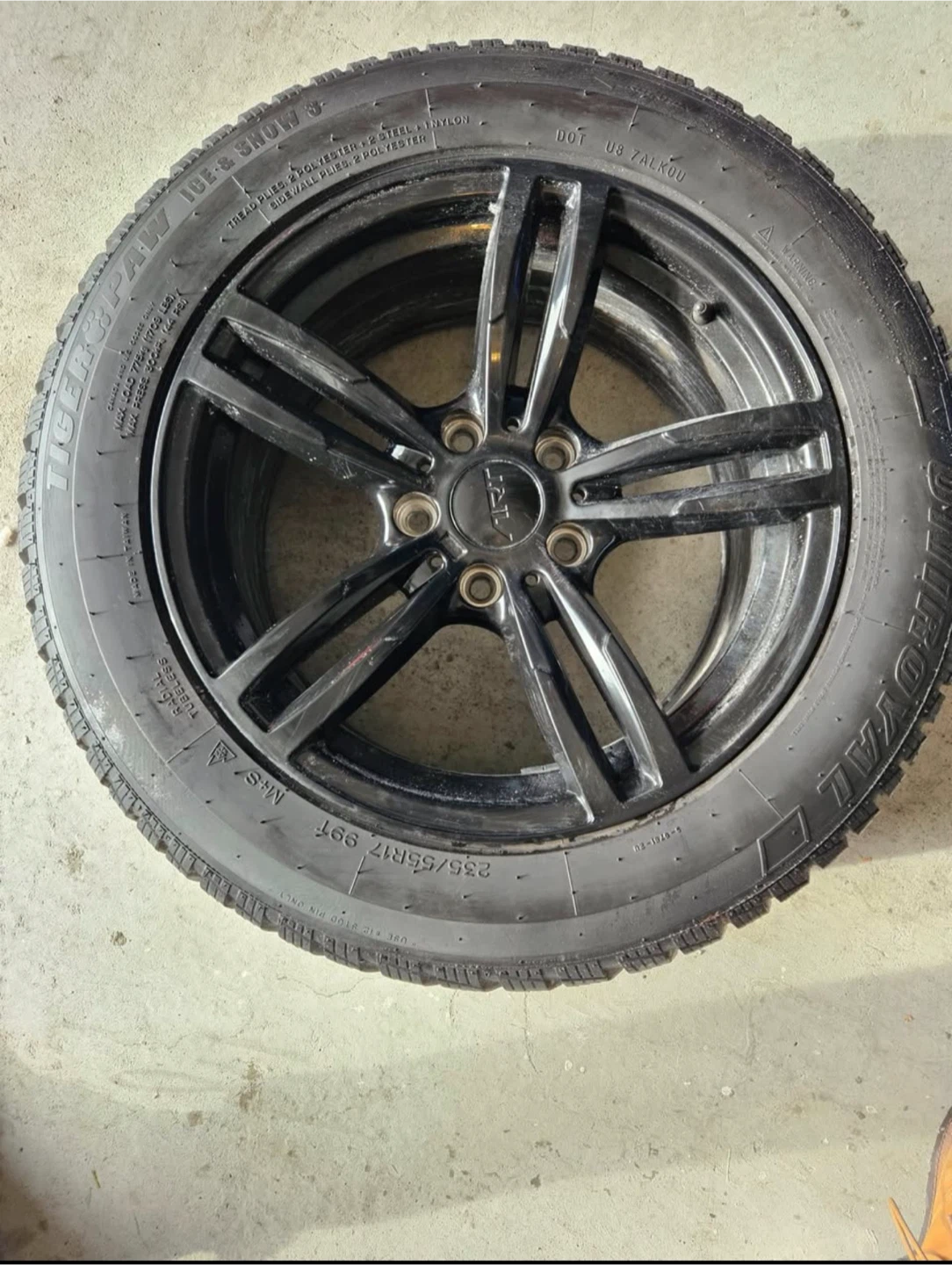 ART Black Alloy Rims – 17” – Set of 4