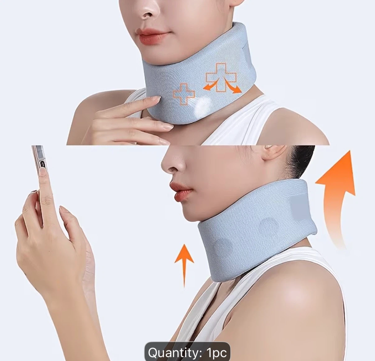 Portable Neck Support, Anti-Head Drop Neck Brace - photo 4
