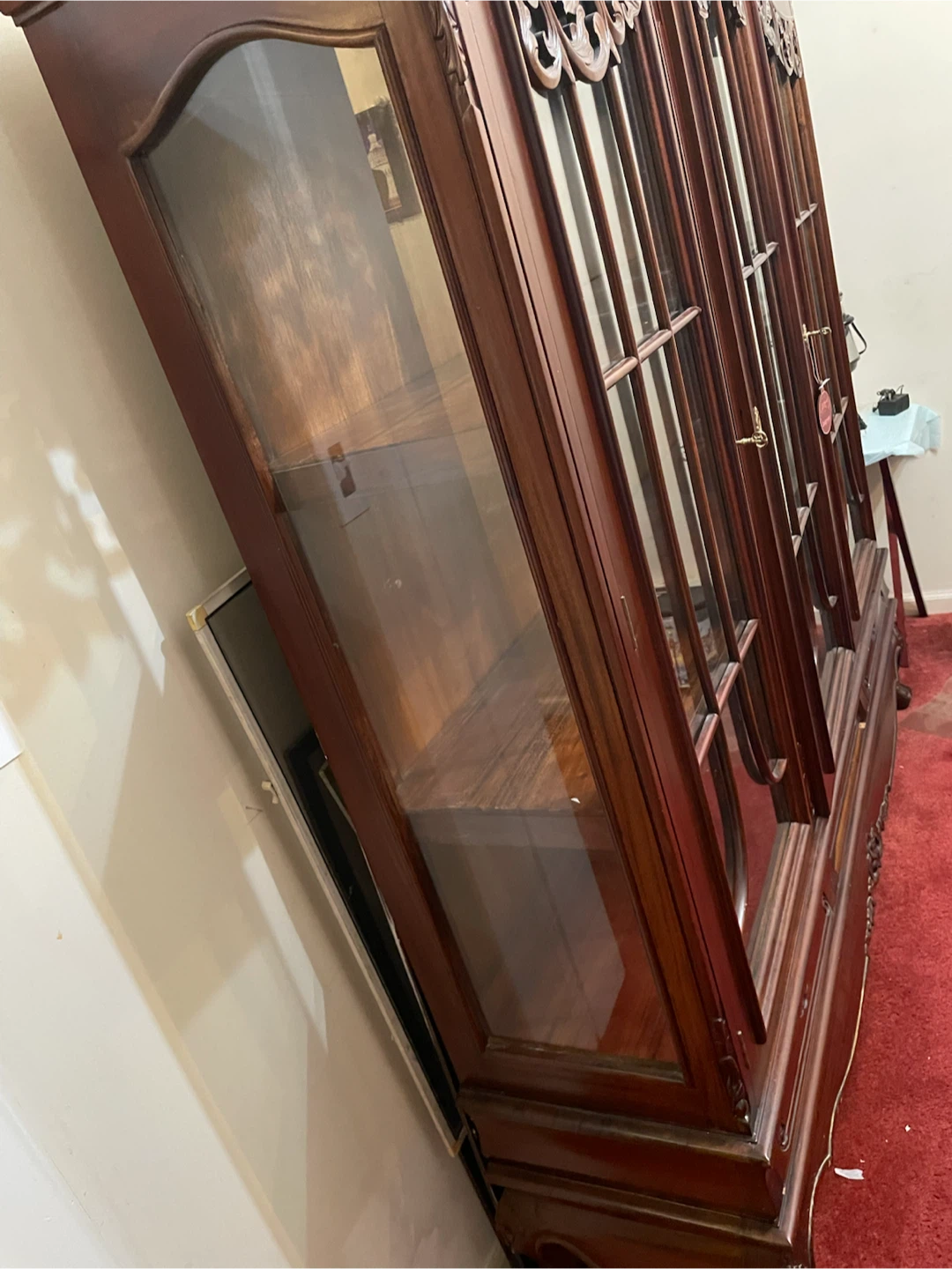 Cherry Wood China Cabinet - photo 3