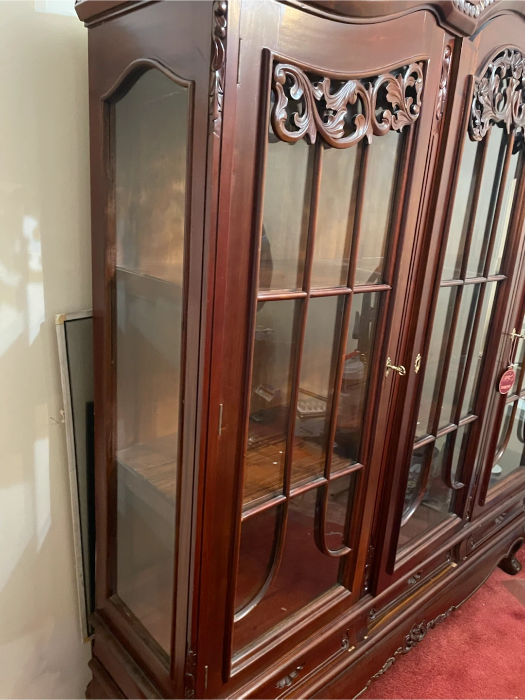 Cherry Wood China Cabinet - photo 4