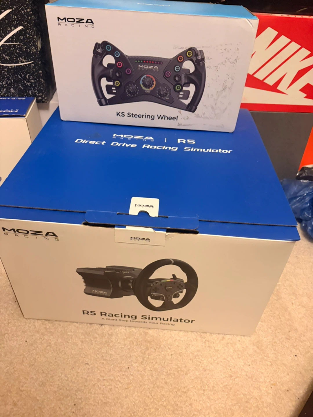 Moza R5 Bundle, Ks Wheel, Clutch