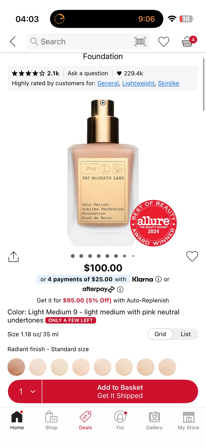 Pat McGrath Labs Foundation Light Medium 9 - photo 2