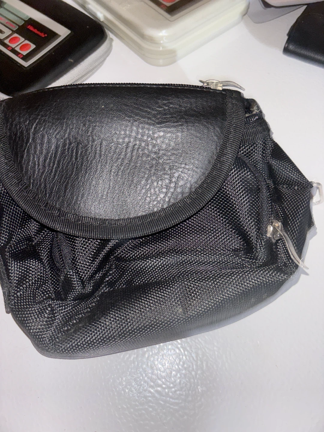 Black Zippered Pouch