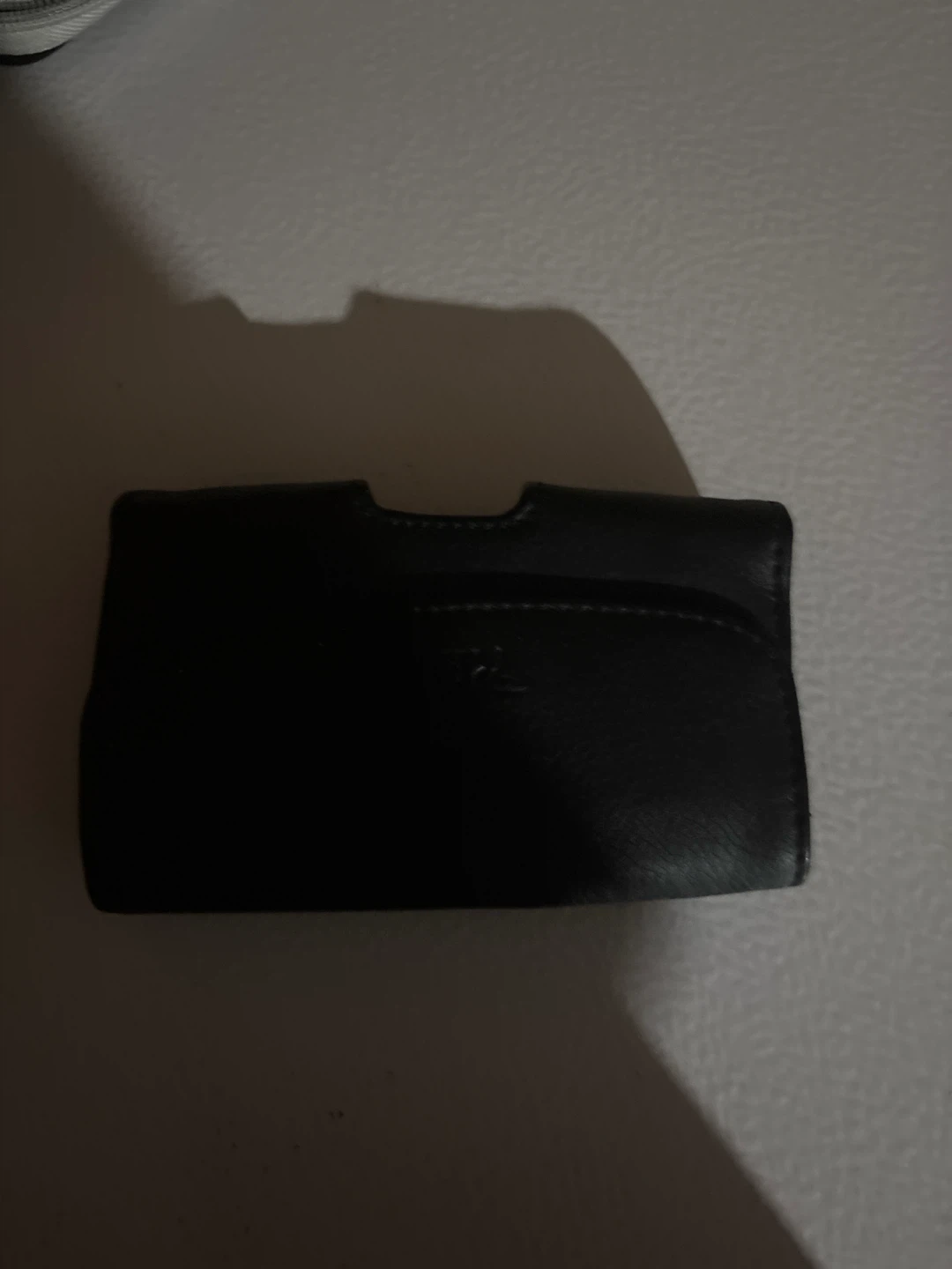 Black Leather Card Holder