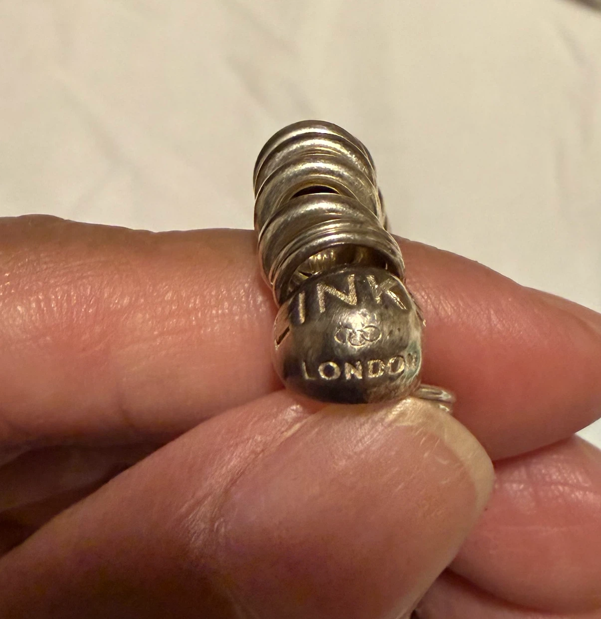 INK LONDON Silver Coil Bracelet - photo 4