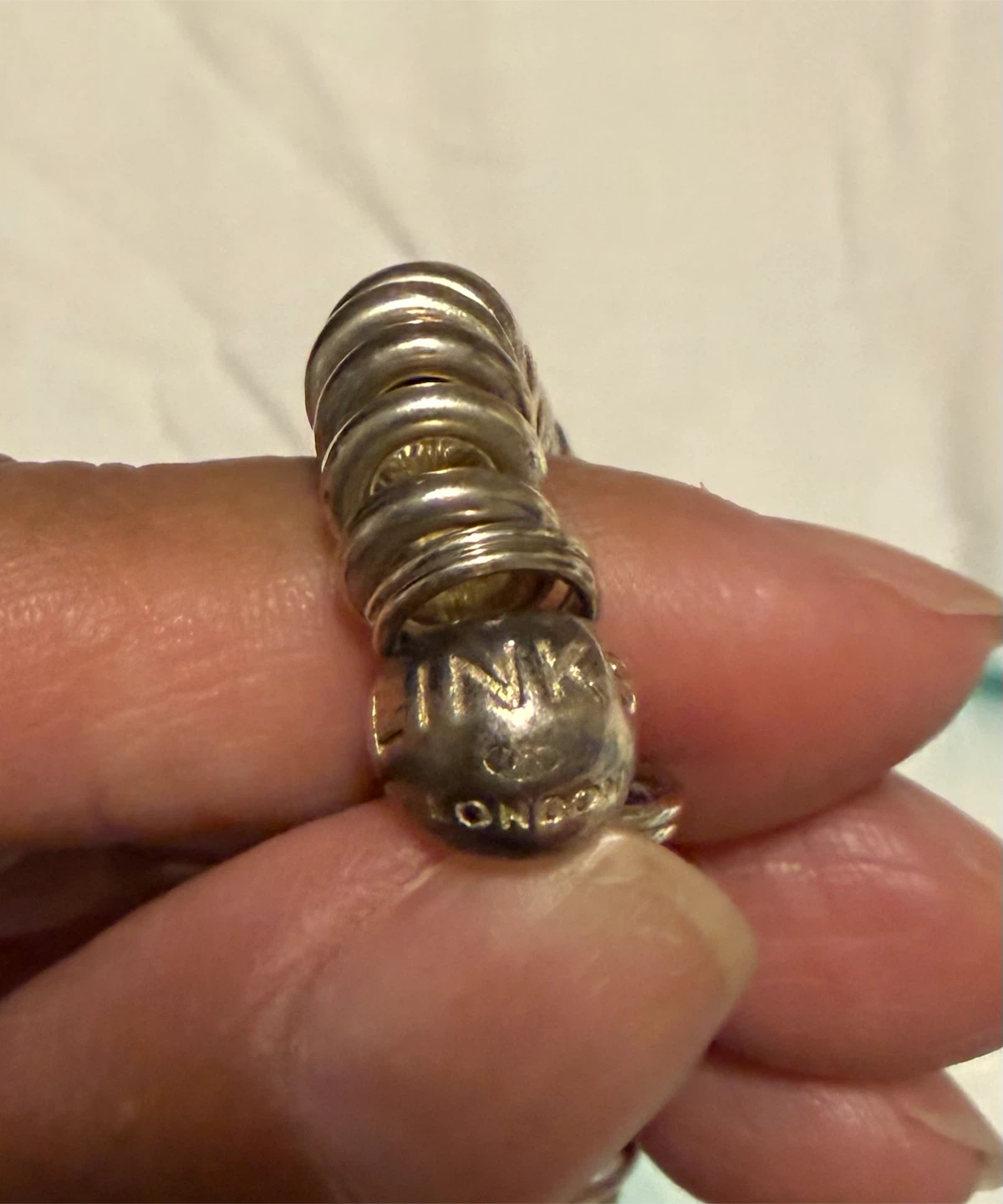 INK LONDON Silver Coil Bracelet - photo 5