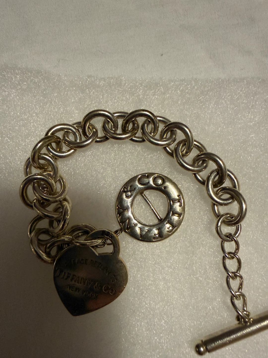 Tiffany & Co. Sterling Silver Heart Charm Bracelet - photo 2
