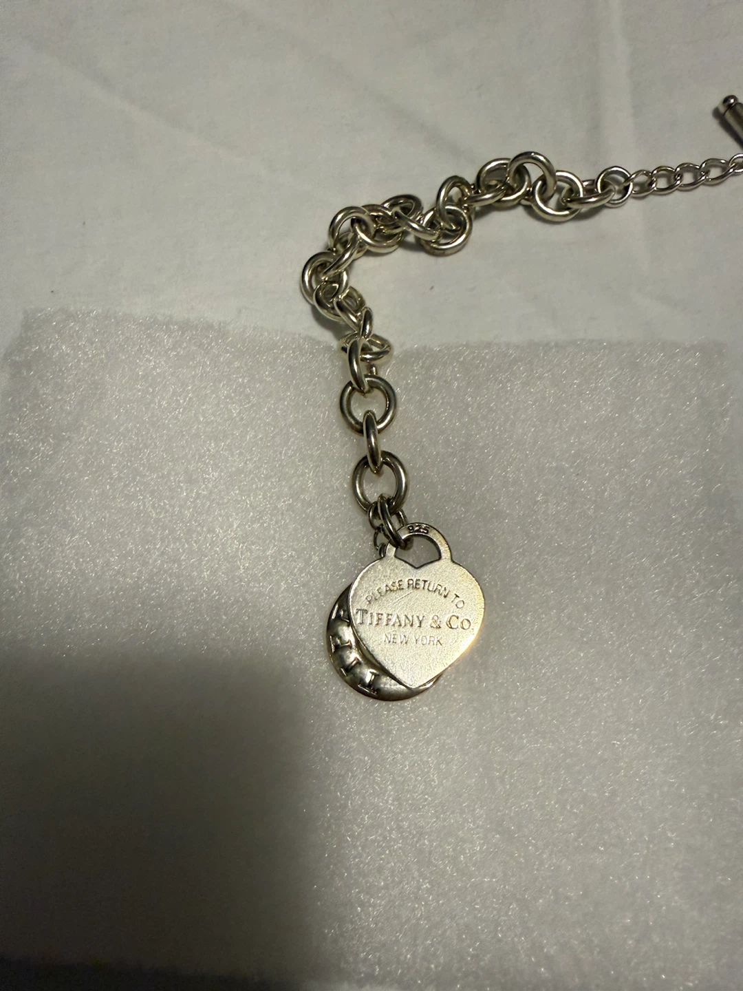 Tiffany & Co. Sterling Silver Heart Charm Bracelet - photo 3