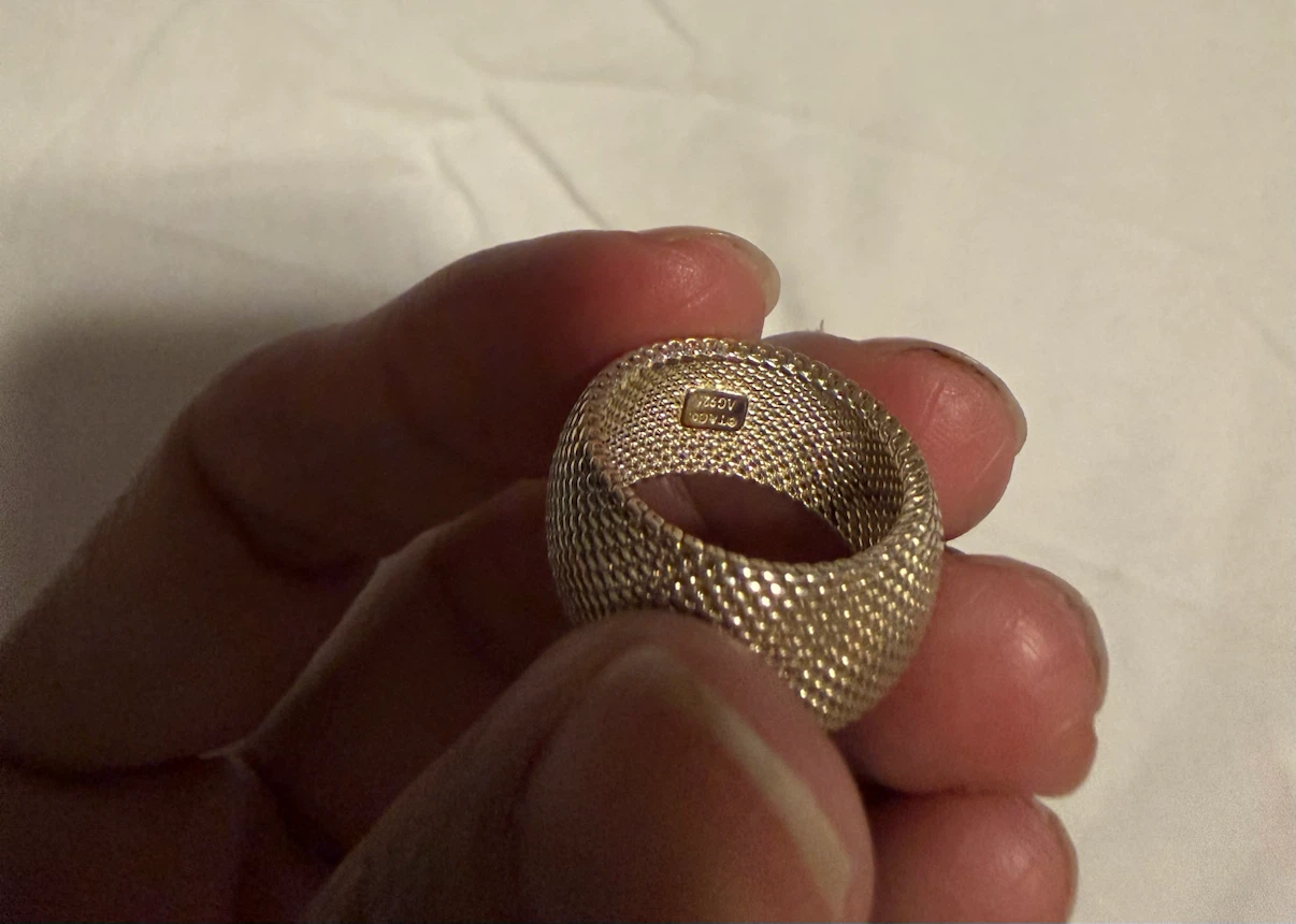 Tiffany & Co. Somerset Mesh Ring - photo 4