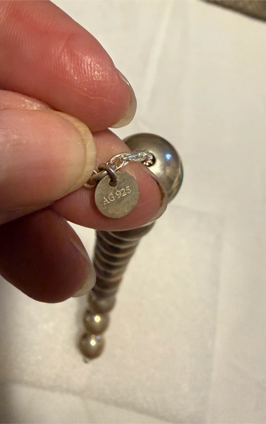 Tiffany & Co. Sterling Silver Ball Bracelet - photo 3