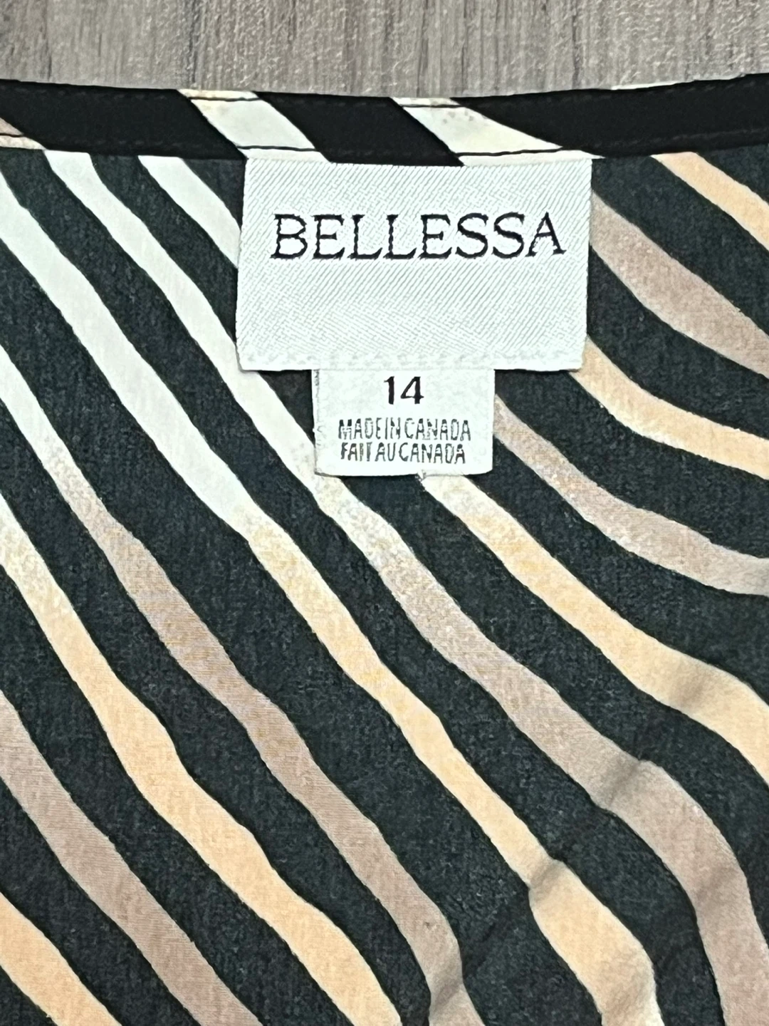 Bellessa Women's Printed Sleeveless Top and Skirt Set - Size 14 - photo 3