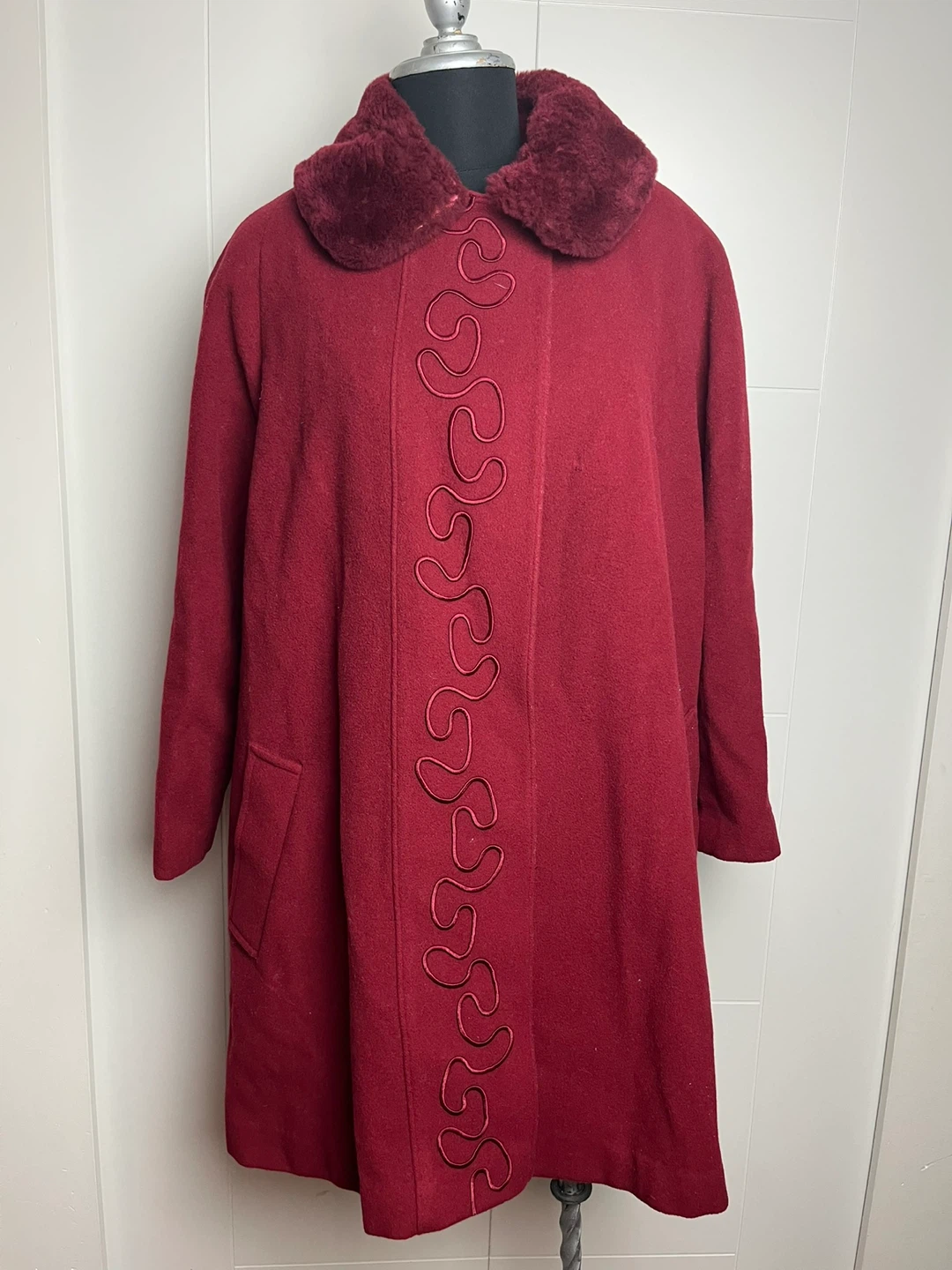 Pedestal Petites by Adorable Junior Wool Blend Coat