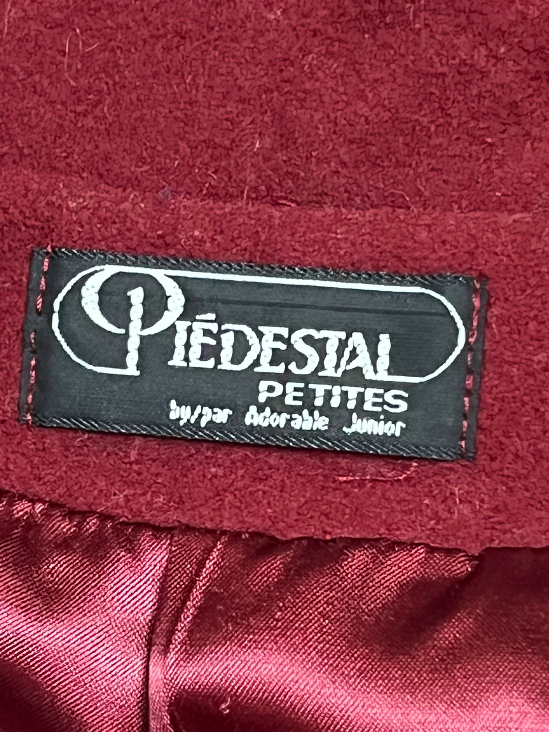 Pedestal Petites by Adorable Junior Wool Blend Coat - photo 5