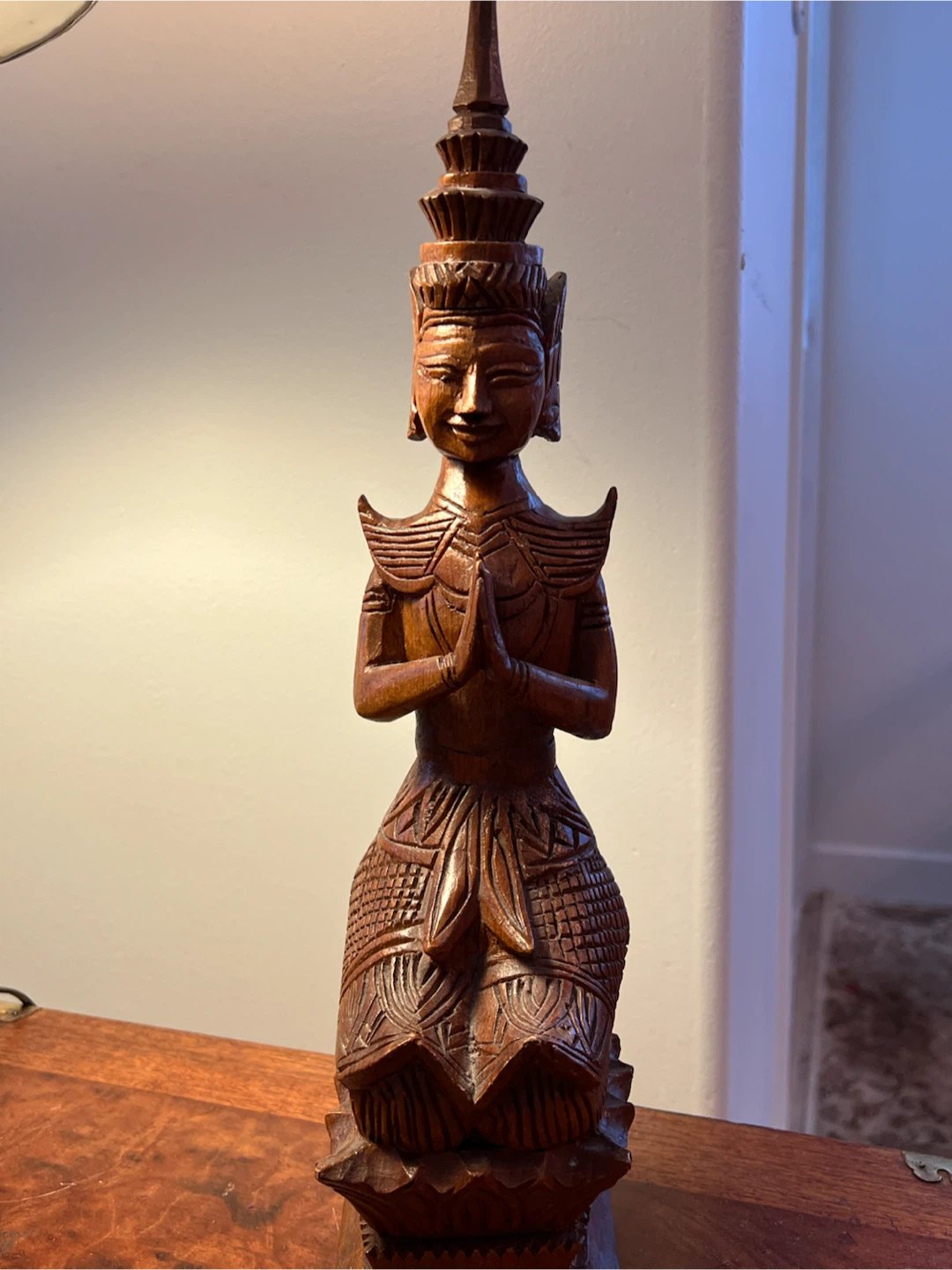 Vintage Carved Wooden Figurine