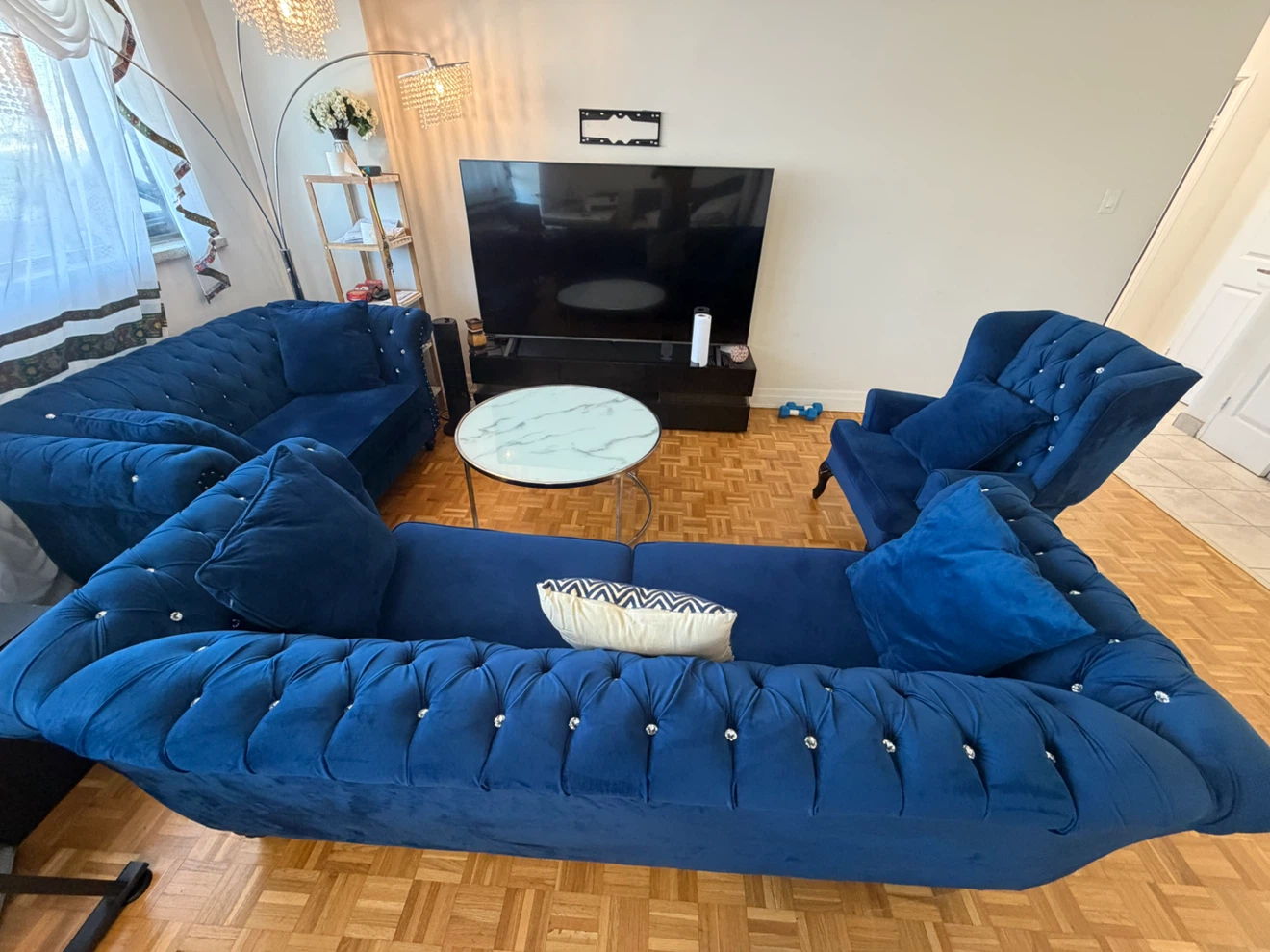 3-piece sofa and coffee table