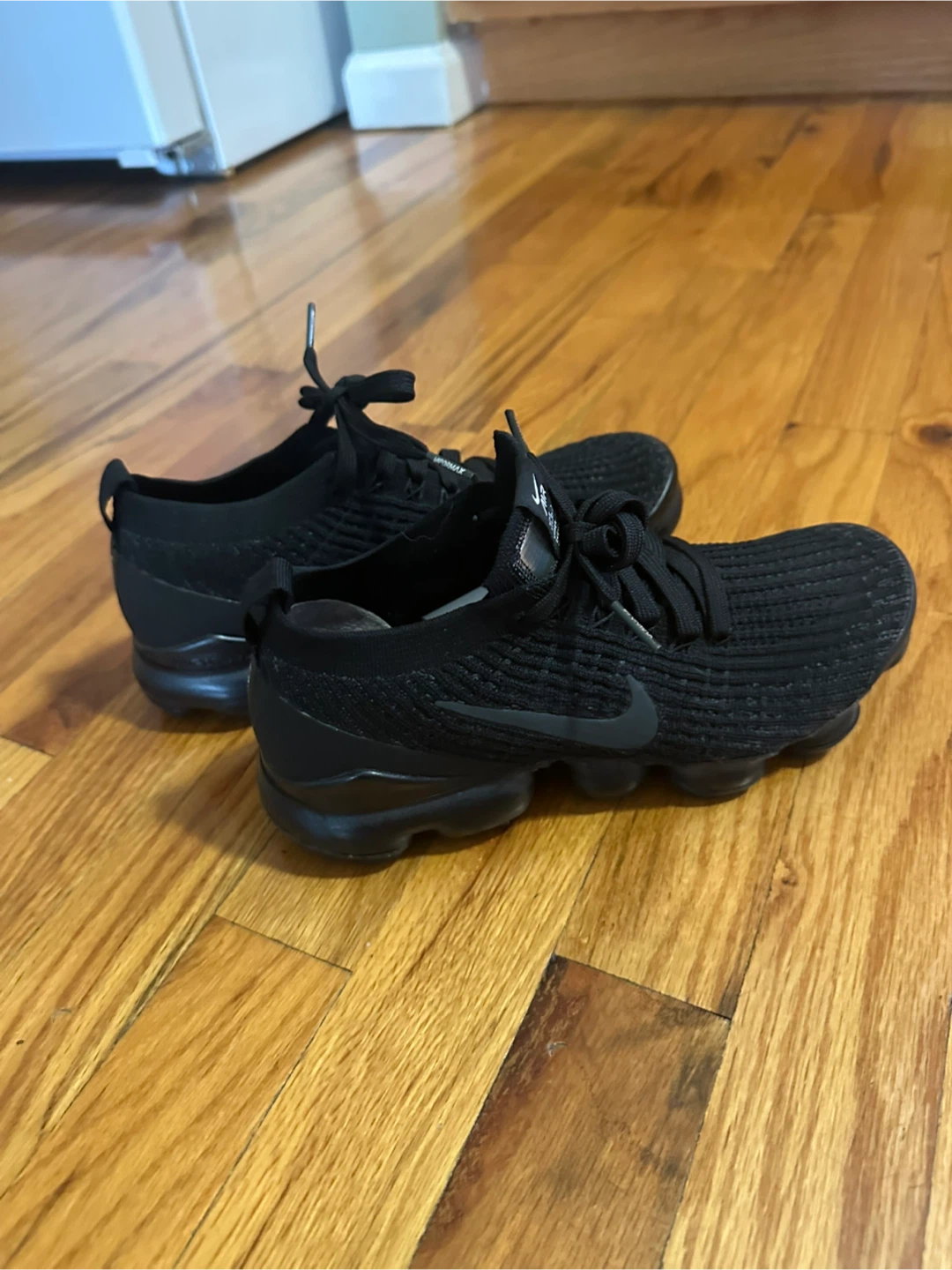 Nike Air VaporMax Flyknit 3 Black Size 7.5