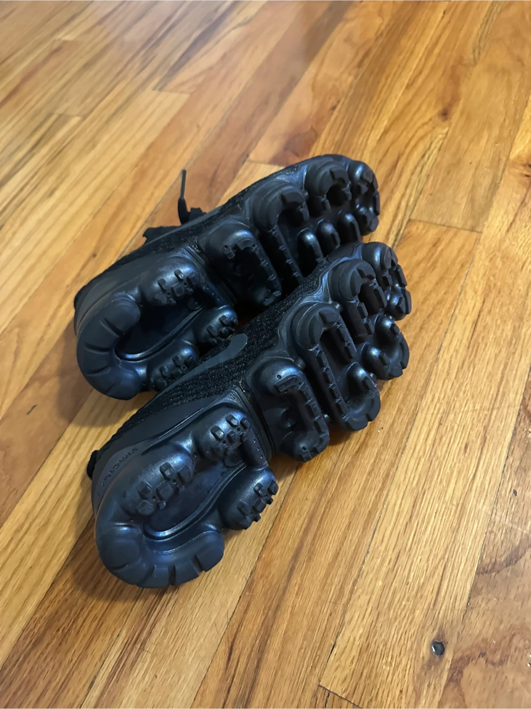 Nike Air VaporMax Flyknit 3 Black Size 7.5 - photo 2