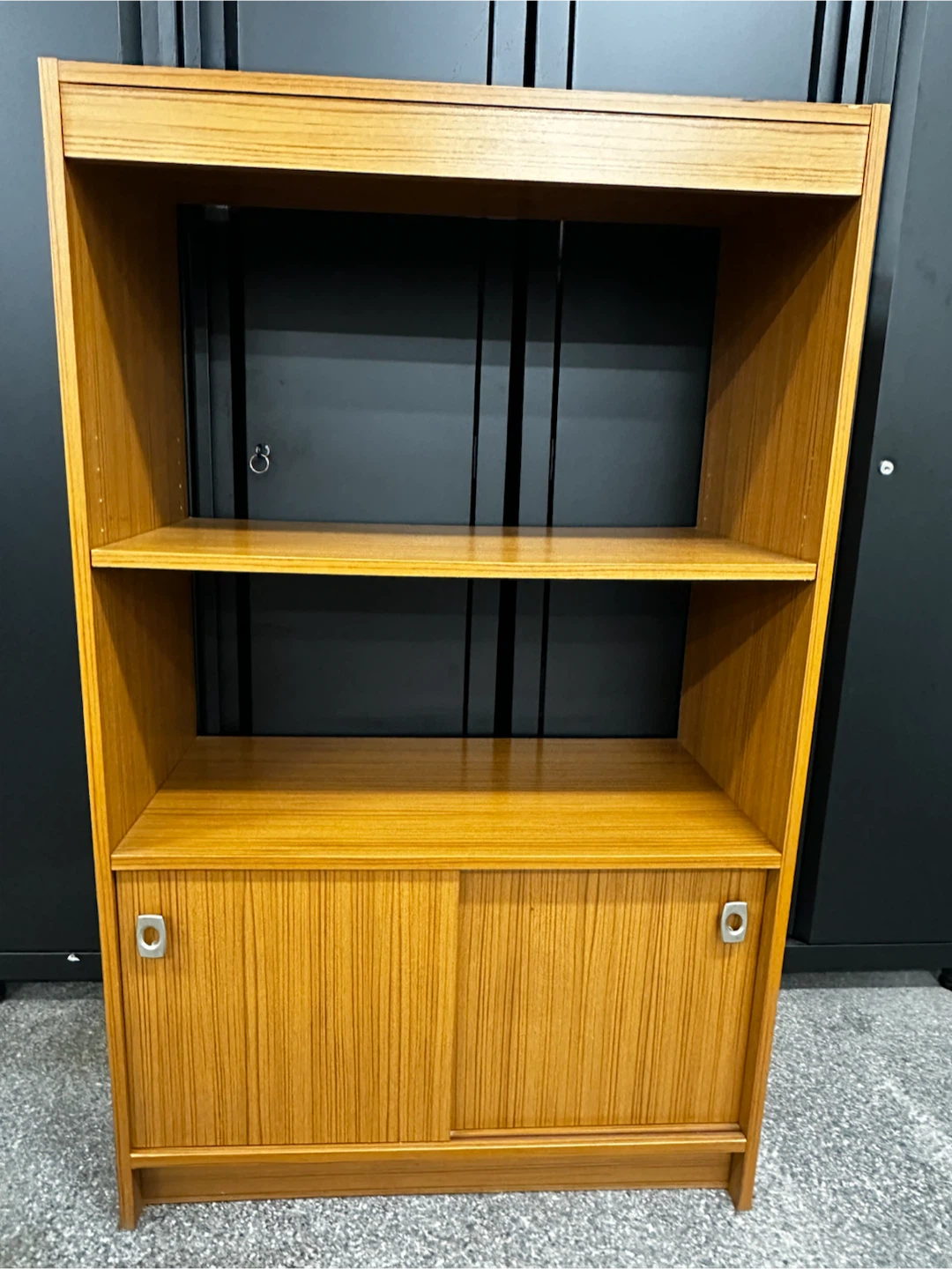 Vintage Teak Bookshelf with Cabinet - photo 2