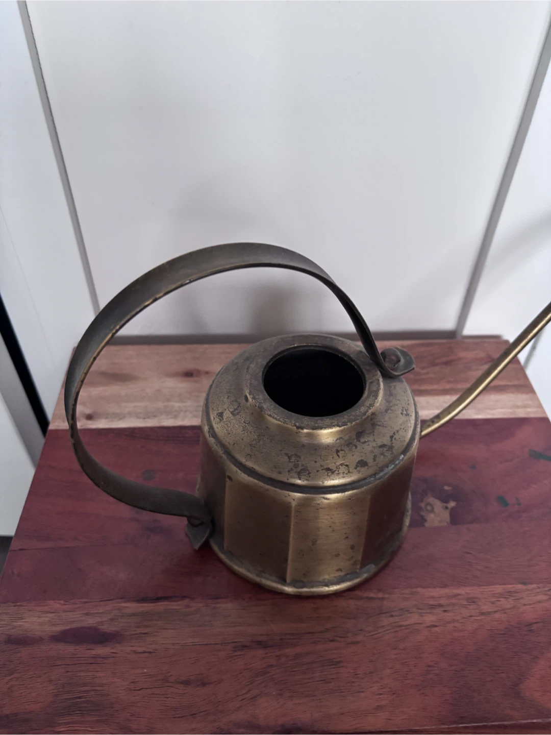 Vintage brass watering can - photo 4