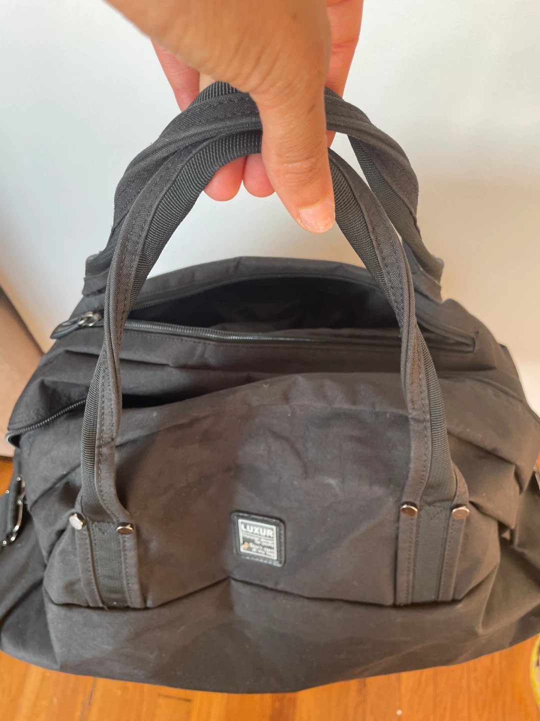 Small Black Duffel Bag