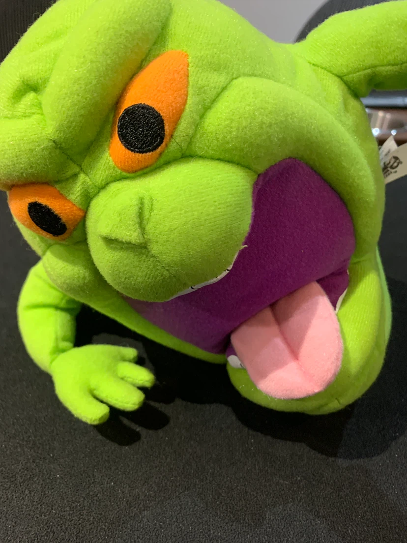 licensed Ghostbusters Slimer plush toy - photo 3