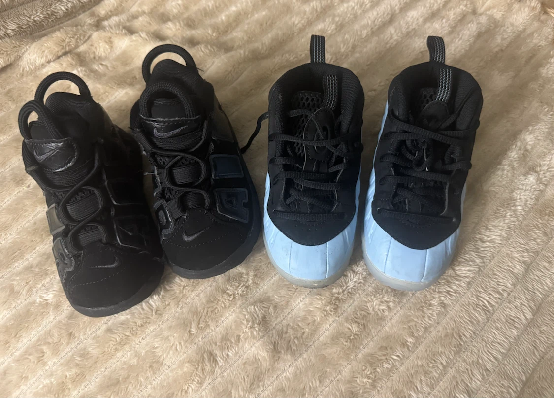 Nike Air More Uptempo & Little Foamposite Shoes