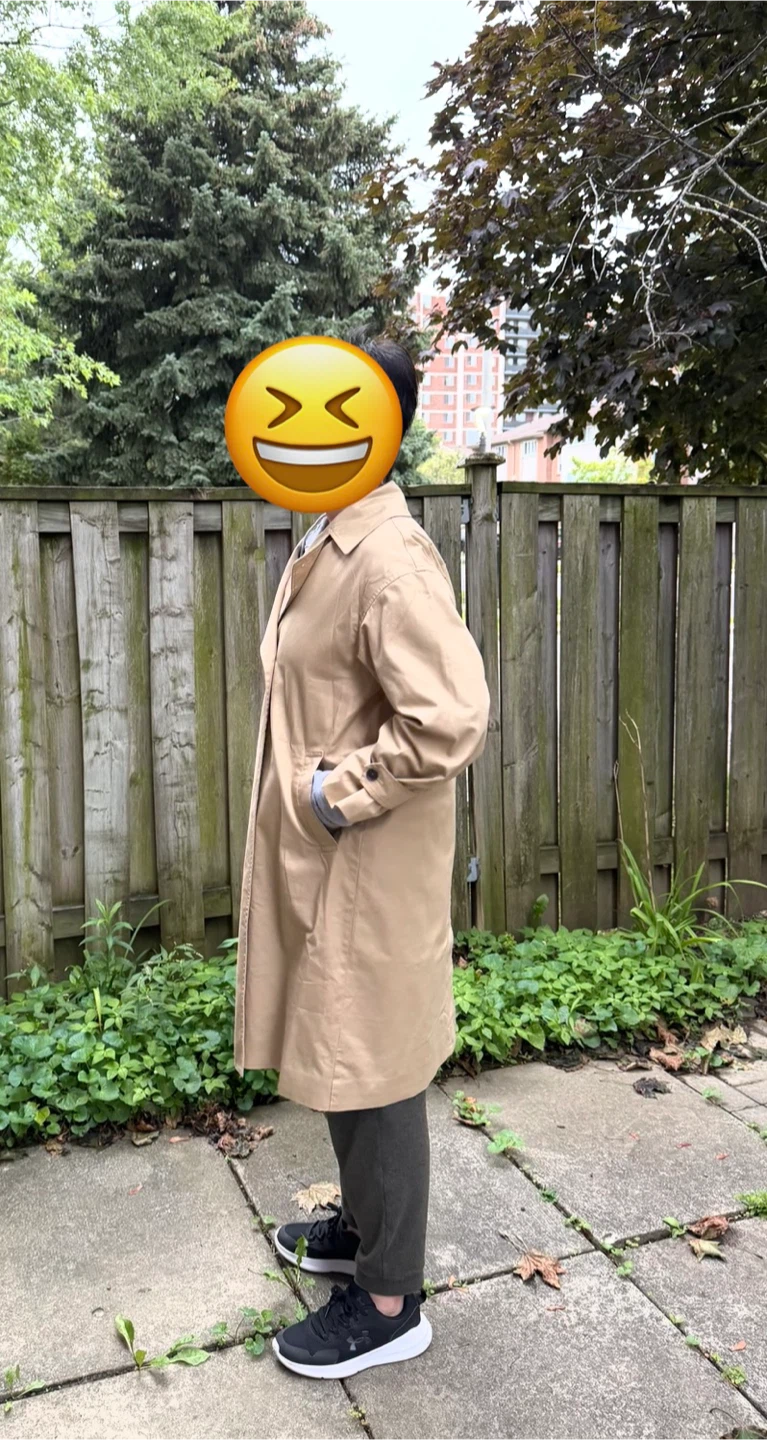 Muji Beige Trench Coat (oversized style) - photo 2