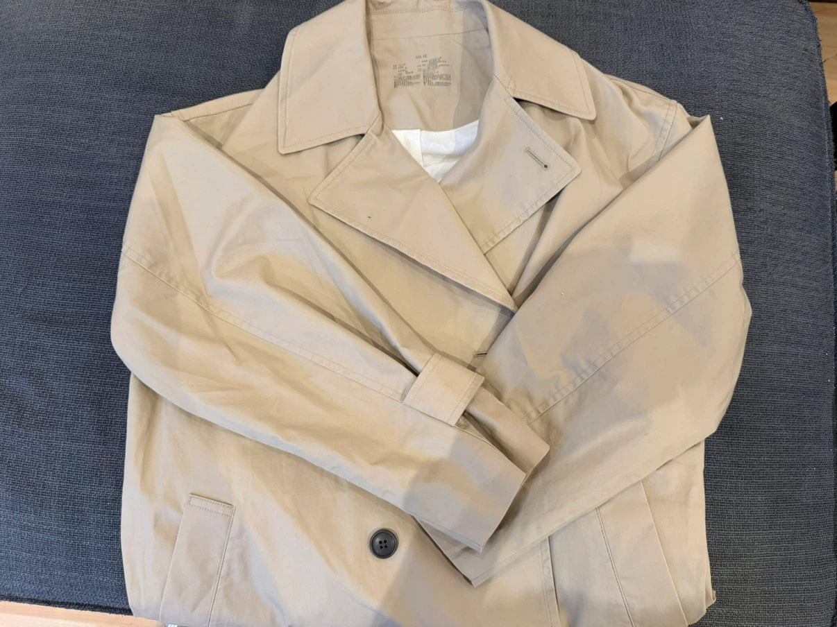 Muji Beige Trench Coat (oversized style) - photo 4