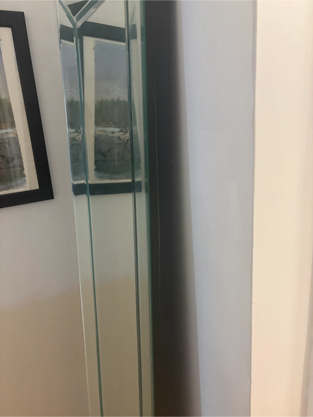 Pottery Barn Full Length Beveled Glass Mirror - photo 2