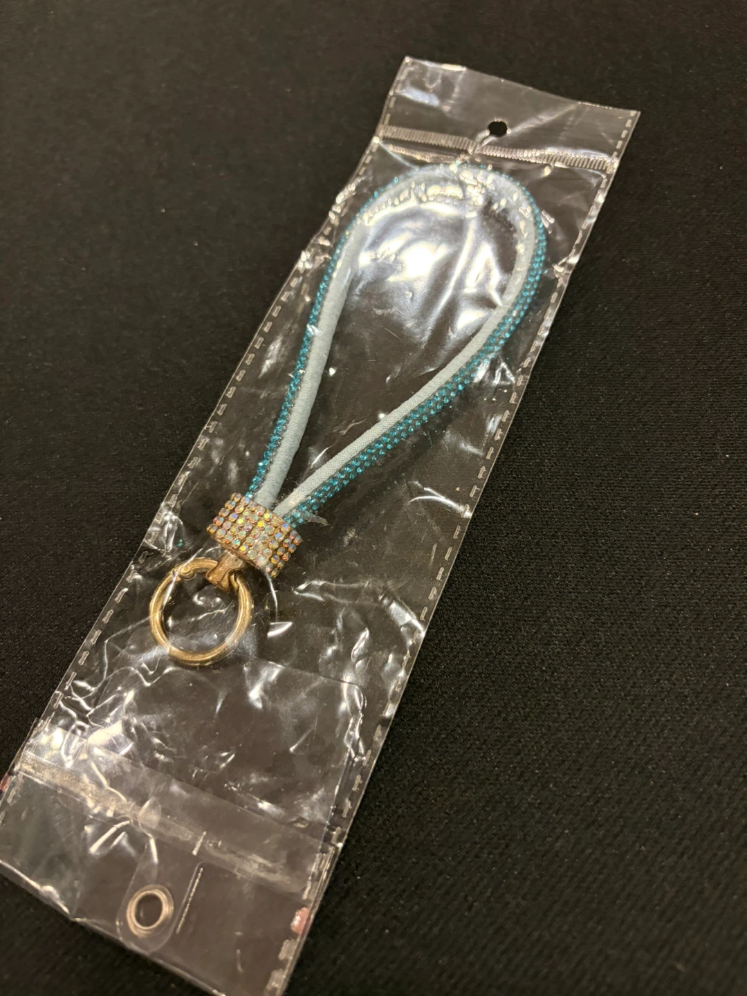 Rhinestone Keychain Loop