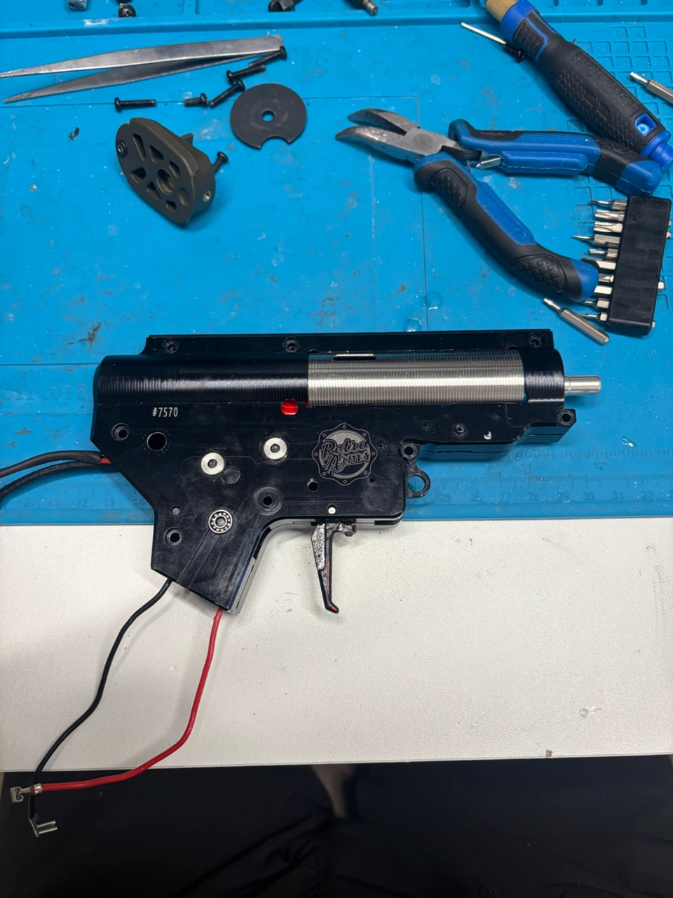 custom build brushless arp 9 g&g with retro arms gearbox