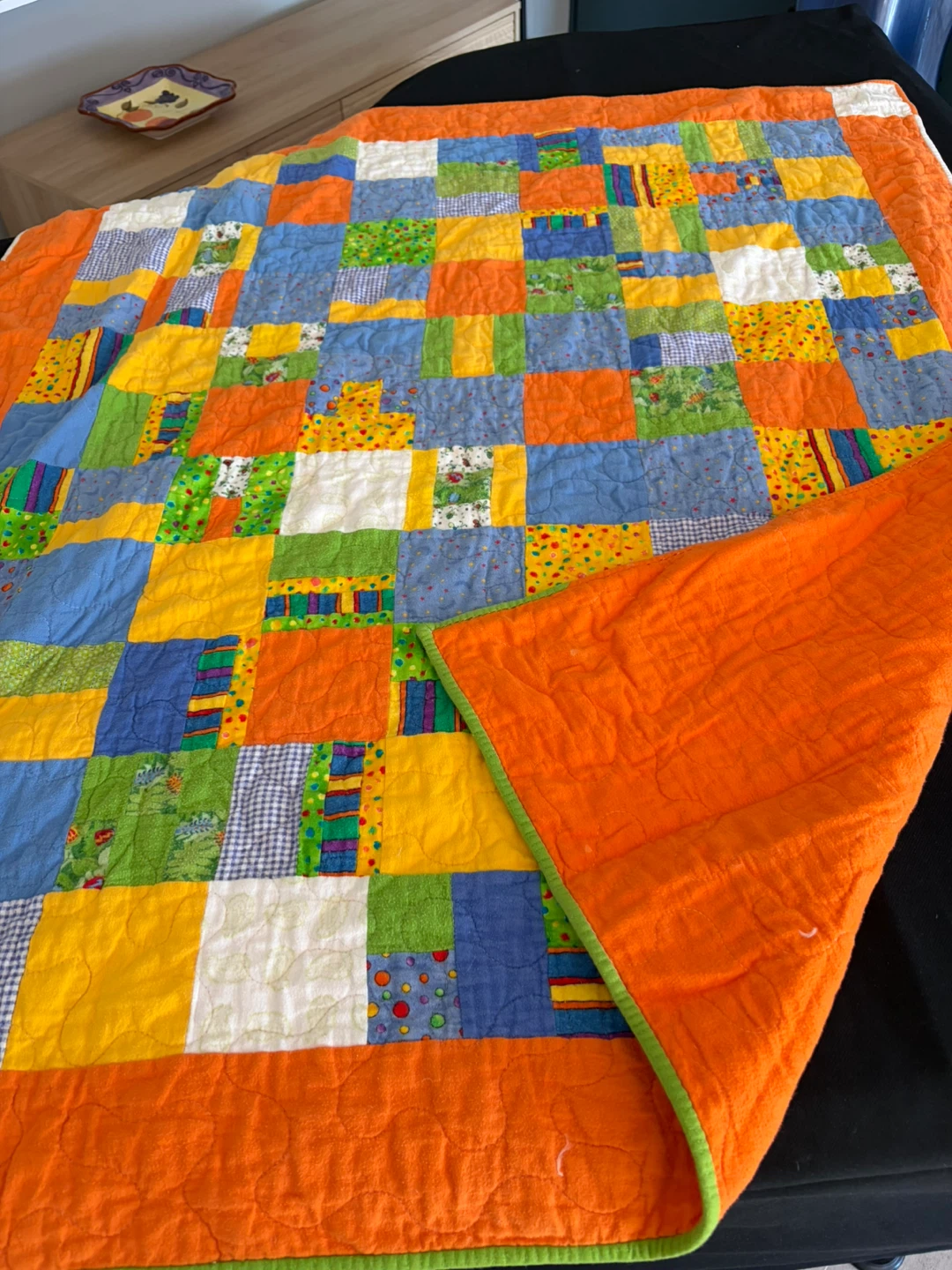 Handmade Patchwork Quilt x2 - photo 5