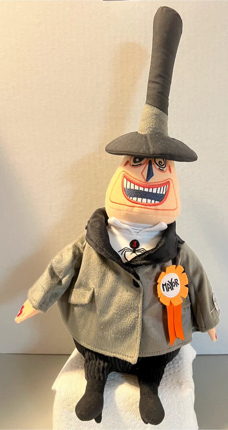 The Nightmare Before Christmas Mayor 360 Spinning Head Plush