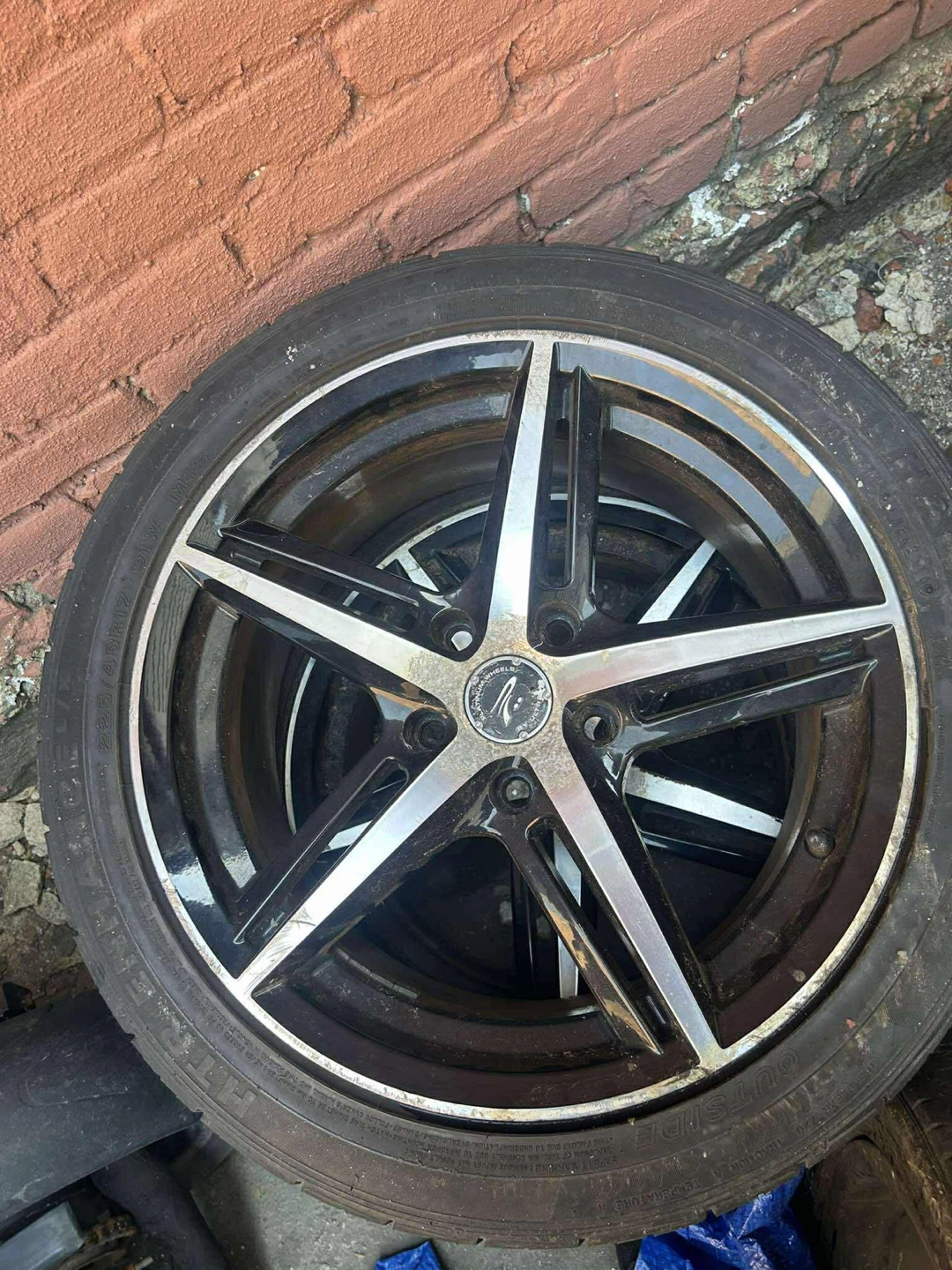 Set of 4 5-Spoke Alloy Wheels - photo 3